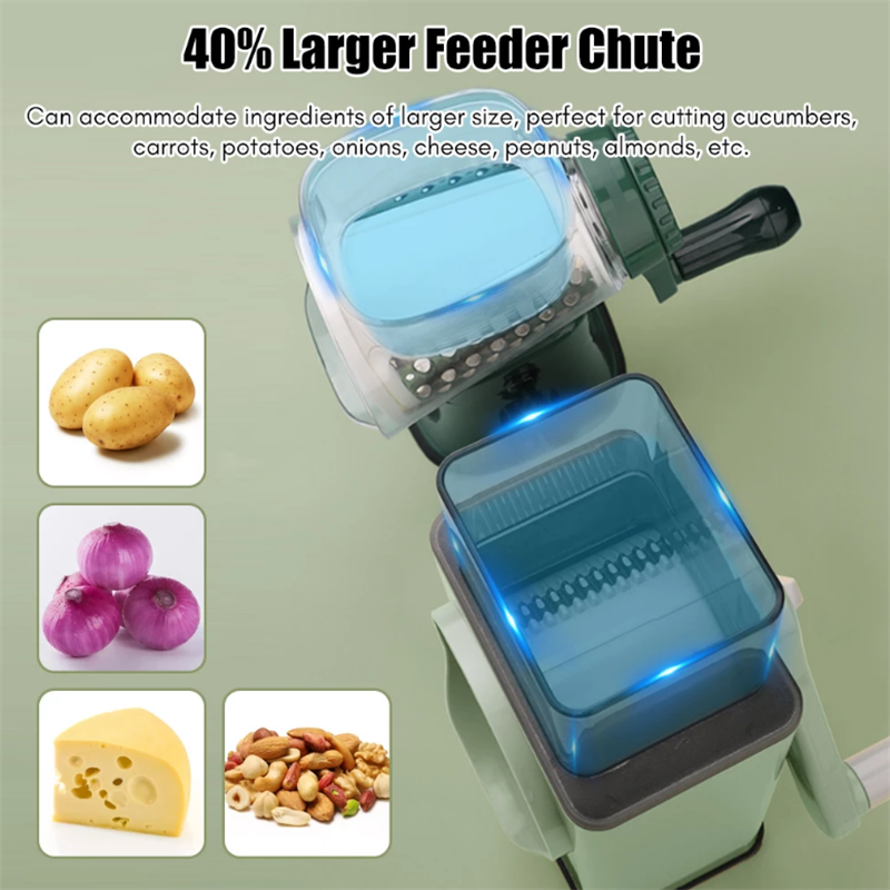 3 In 1 Stainless Steel Carrot Grater Portable Manual Vegetable